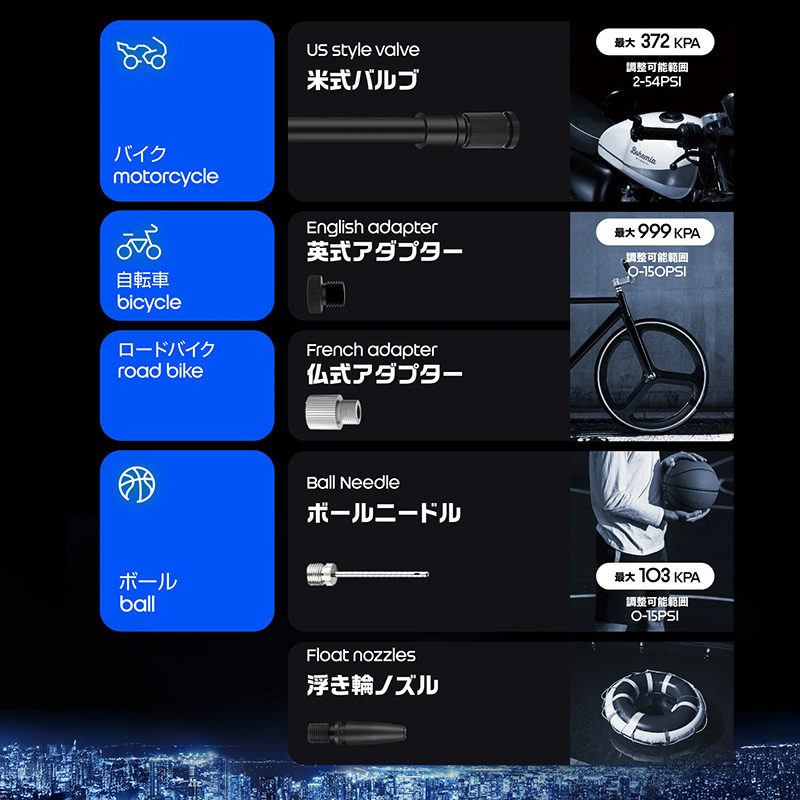 ジャンピング＆コンプレッサー KDR-AP2 ジャンプスターター＆電動エアーポンプ一体型メンテナンスマシン