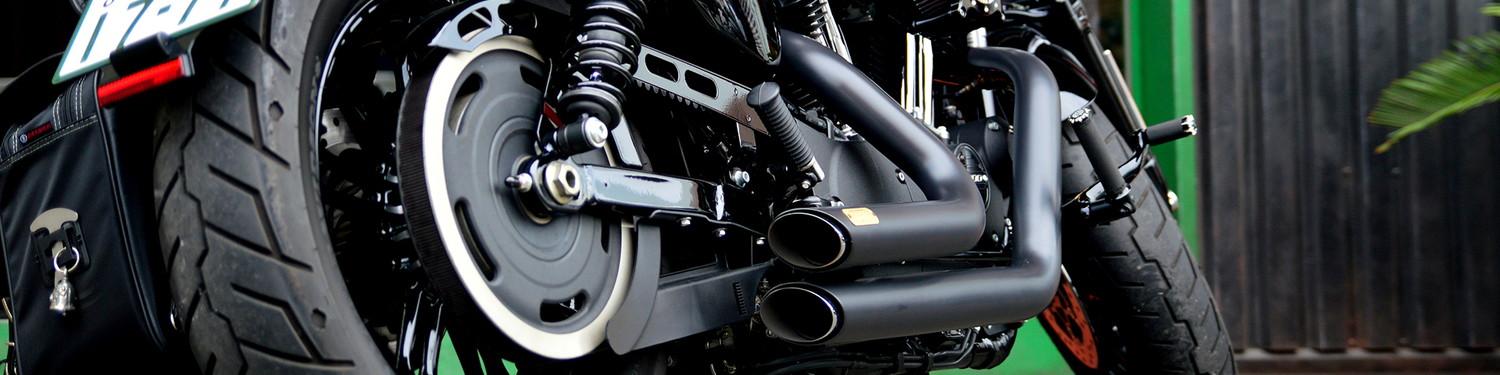 返品交換不可 YHMTIVTU オートバイ バイク 51mm スリップオン 排気 マフラー パイプ ハーレー スポーツスター 14-15 用 limoroot.com