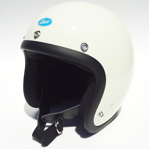 タイプジェットヘルメットブコ　エクストラブコ スタリオン　ホワイト L（60～61cm）