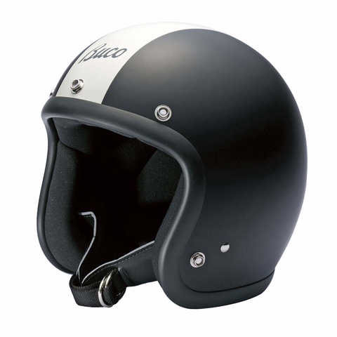 ブコ■ ベビーブコ/エクストラブコ ジェットヘルメット センターストライプ マットブラックベース （SG規格） BUCO