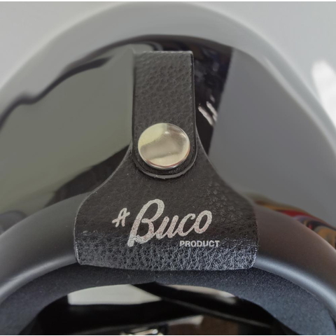 ブコ■ ベビーブコ/エクストラブコ ジェットヘルメット センターストライプ ブラックベース （SG規格） BUCO