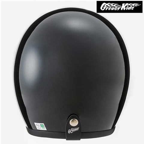 【10%ポイント還元】 グリーサー■ 60'sプレーン ジェットヘルメット ブラック （SG規格） GREASER