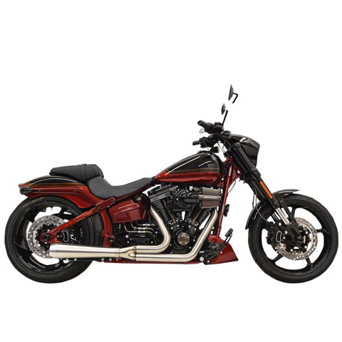 Bassani バッサーニ  2in1 ロードレイジ  ソフテイルマフラー