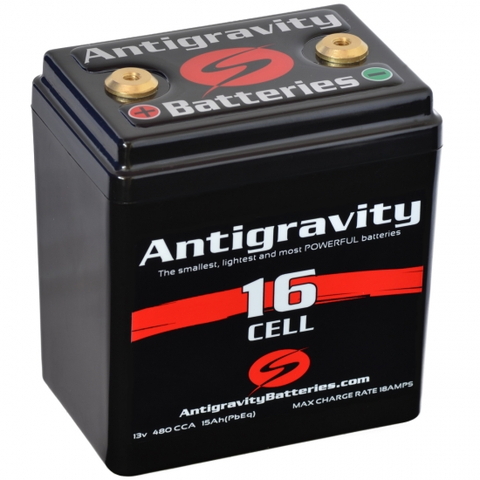 アンチグラビティ■極小・軽量リチウムバッテリー 16セル 12V 16Ah CCA480 Anti Gravity Batteries 16cell [ANT-AG-1601]