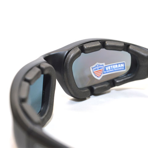 EPOCH■エポック フォーム サングラス ブラック/ブルーミラーレンズ Epoch Foam Sunglasses Black w/Blue Mirrored Lens [EEBKB][EP0006]
