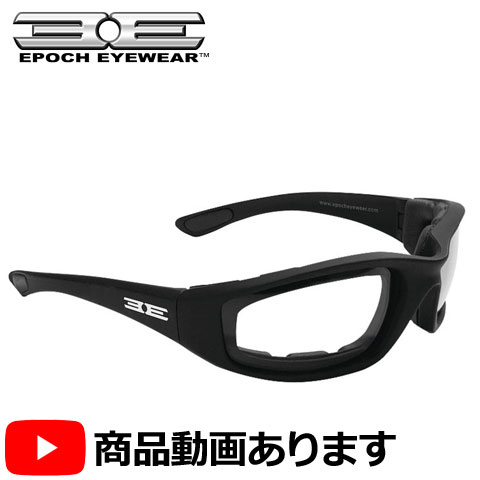 EPOCH■エポック フォーム サングラス ブラック/クリアレンズ Epoch Foam Sunglasses Black w/Clear Lens [EEBKC][EP0007]