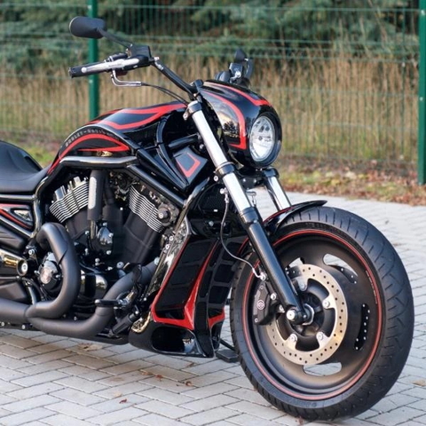 キラーカスタム■ヘッドライト ロワリングキット 【07-11年 V-ROD】 Killer Custom