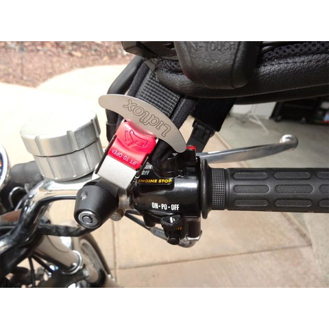 Lidlox■スマートヘルメットロック　リッドロックス 04年以降スポーツスター用（6mmボルト3種付属/国産車にも使用可）ユニバーサルヘルメットロック/マットブラック [Lid-2003-B]