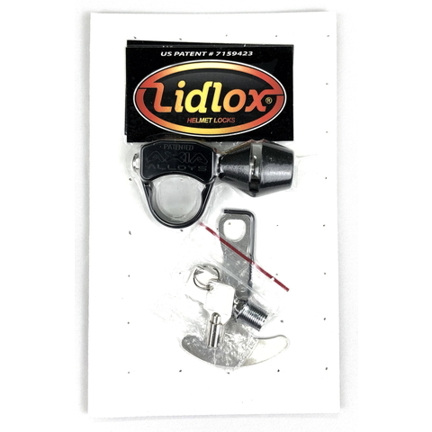 Lidlox■スマートヘルメットロック　リッドロックス チューブクランプ ユニバーサルヘルメットロック/マットブラック　1インチ用 [Lid-2005-B_1inch]