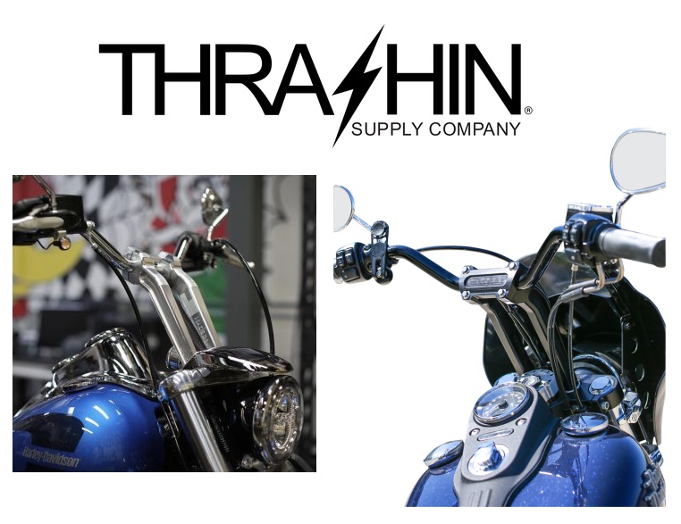 スラッシンサプライ6インチ ストレート ライザー Thrashin Supply 6″Straight Thrashin Risers CHR  [TSC-6000-3] [0602-1045] / パインバレー