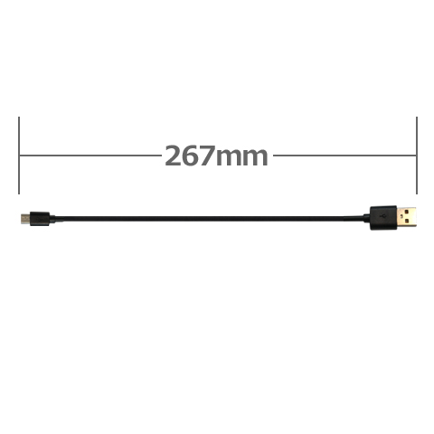 パインバレー■Uマウント用 アンドロイド用USB充電ケーブル26cm PV-YP-ANC