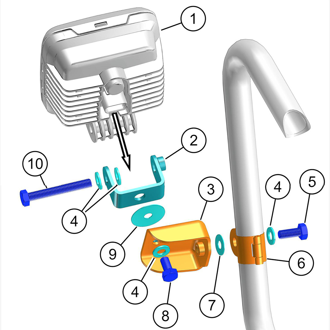 ハーレー純正 デーメーカーledフォワード補助ライト パンアメリカ用 Harley Davidson Daymaker Led Forward Auxiliary Lights パインバレー