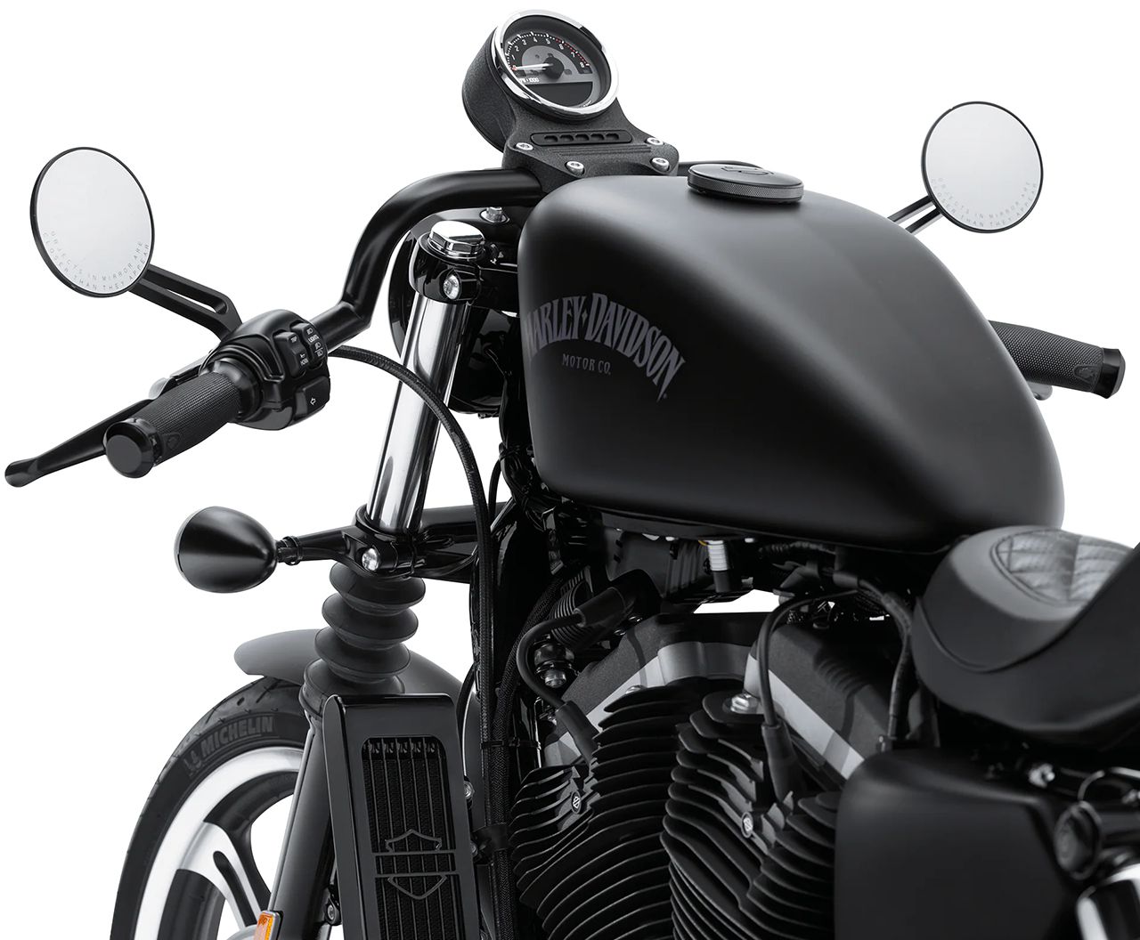 ハーレー純正 スポーツスター・クラブマン・ハンドルバー ブラック 【10年以降 スポーツスター用】 Harley Davidson Sportster  Clubman Handlebar Black for 10later Sportster / パインバレー