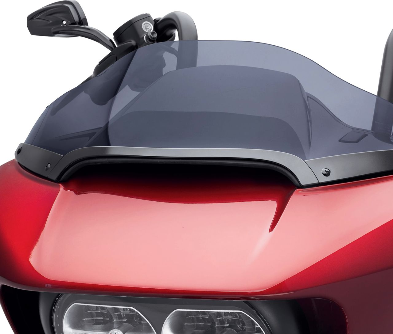 ハーレー純正 ウインドシールドトリム センター用 グロスブラック 【15年以降 ロードグライド】 Harley Davidson Road Glide  Windshield Center Trim Gloss Black for 15Later FLTR / パインバレー