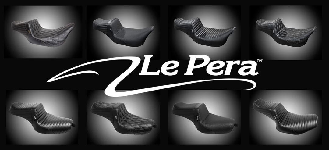 Le Pera ベアボーンズ ソロシート(ゲル仕様)＋ピリオンパッド　ダイナ用 Le Pera ベアボーンズ ソロシート(ゲル仕様)＋ピリオンパッド ダイナ用