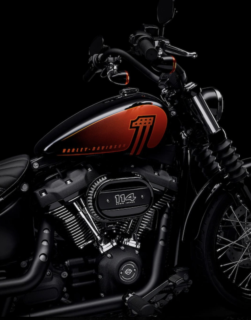 ハーレーダビッドソン・ストリートボブ2021年・純正エアクリーナー