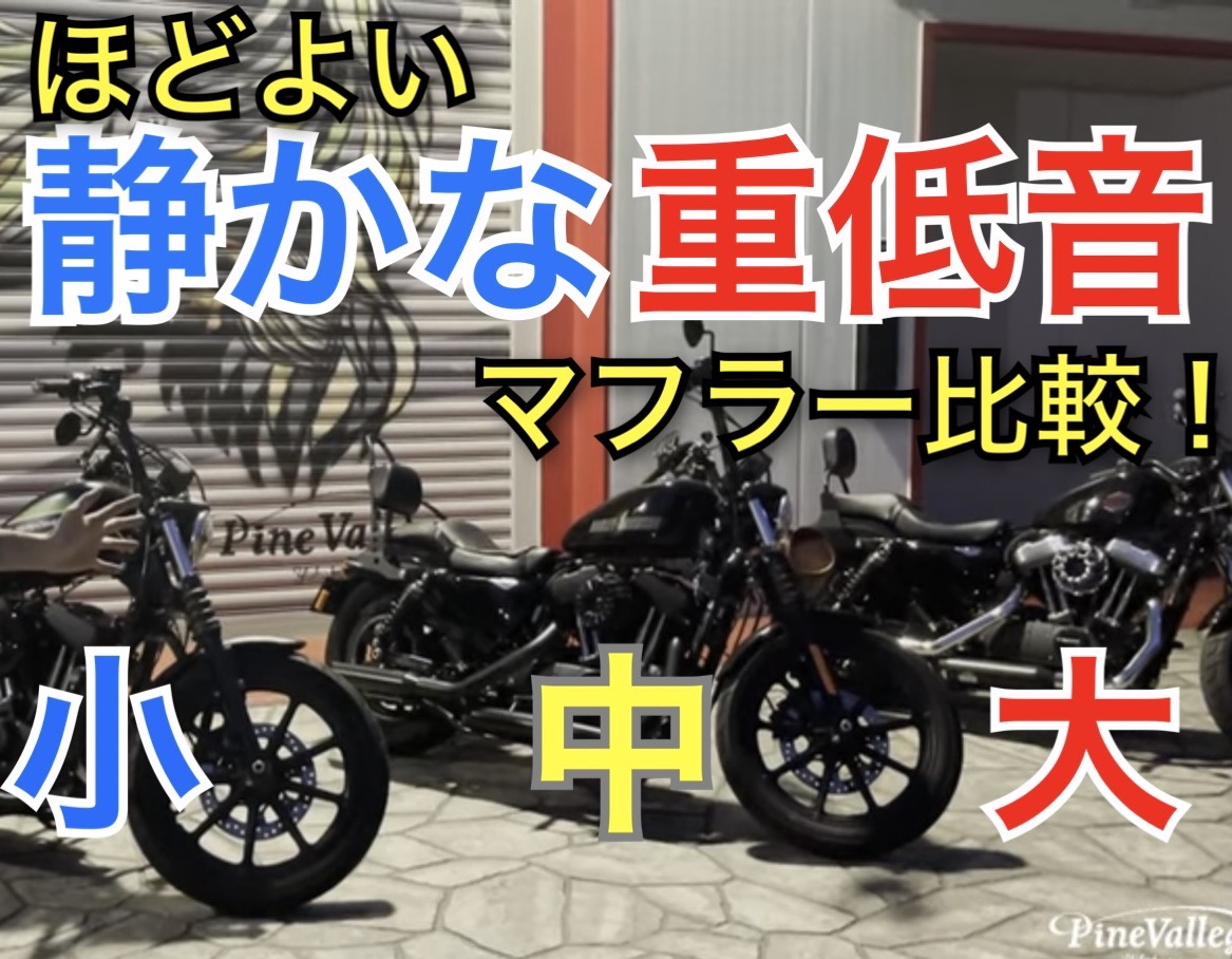 スポーツスター マフラー 清々しい バッフル 重低音