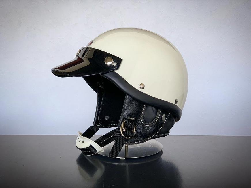 ショーティー ヘルメット XL ビートル レトロ 半ヘル チンガード 夏の 
