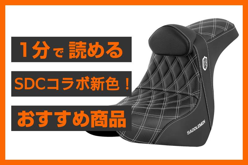 ECスタッフおすすめ】ローライダーST用 新色シート！【サドルマン＆SDC 