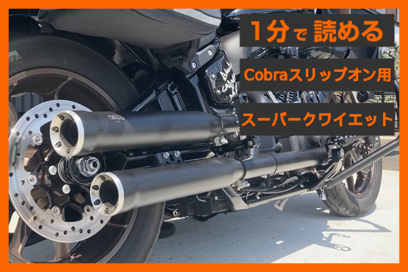 【ジェントルなサウンド】Cobra用 超消音キット