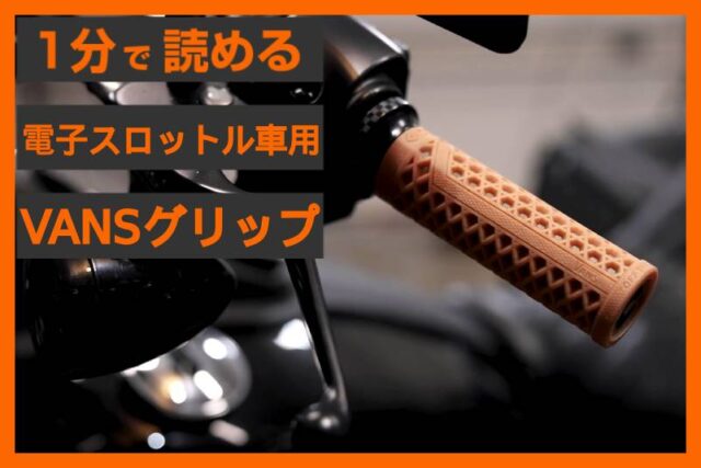 【秀逸コラボ！】＜ODI x VANS＞ 「ロックオン グリップ」