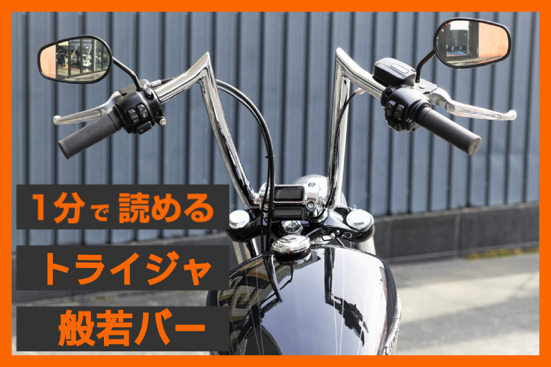 【ワイルドさと快適性の両立】<トライジャ>「般若バー 14インチナロー」