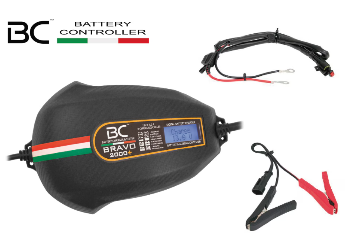 BC BRAVO 2000+ バッテリーテスター＆メンテナンスチャージャー 日本仕様　BCバッテリー（BC BATTERY）