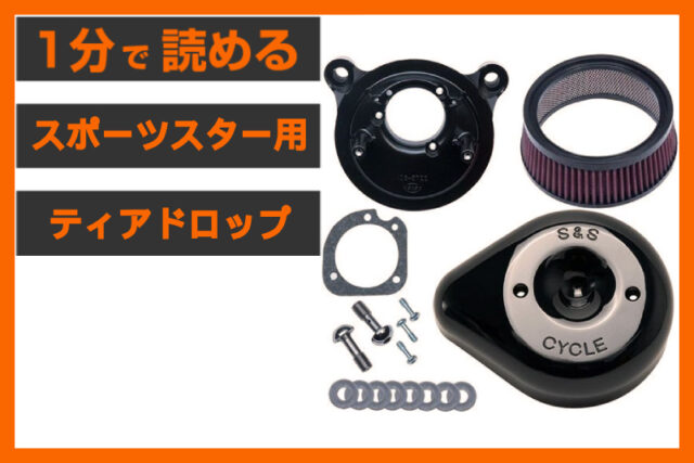 【永遠の王道】＜S&S＞「ステルス エアクリーナー ティアドロップカバー」