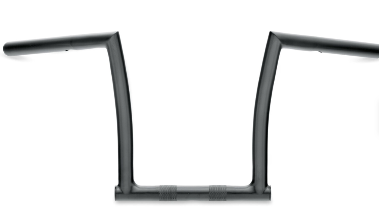 チゼル ハンドルバー 8インチ サテンブラック ハーレー純正(HarleyDavidson)