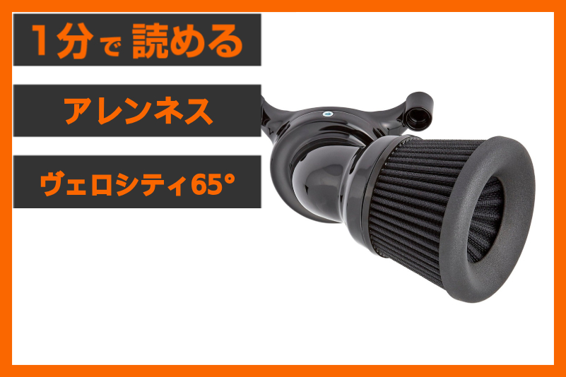 【吸気性能に全振り】＜アレンネス＞「ヴェロシティ65° エアクリーナー」