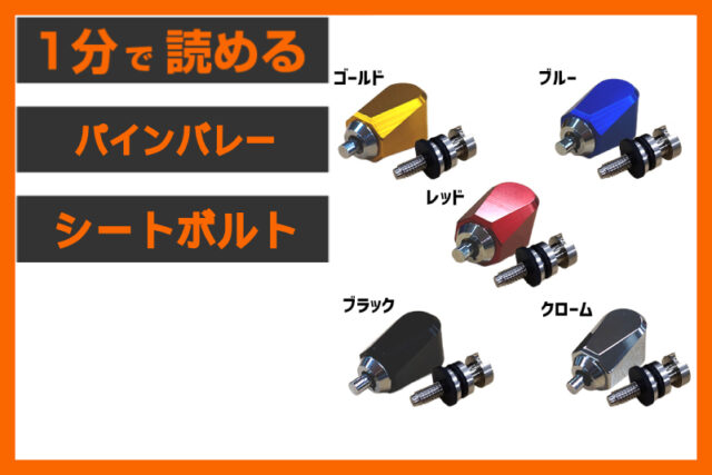 【お客様レビューをご紹介】＜パインバレー＞「シートセキュリティーボルト Barricade」